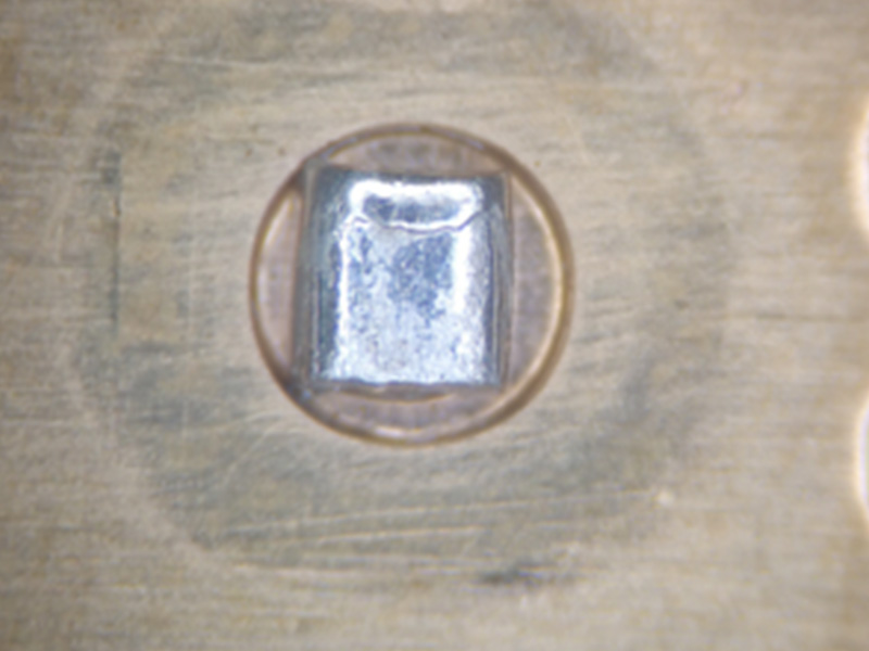 NO端子2料带焊银点（沉入材料）